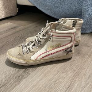 Golden goose high top slide sneakers size 37